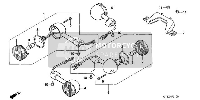 Honda PK50M 1999 Indicator for a 1999 Honda PK50M